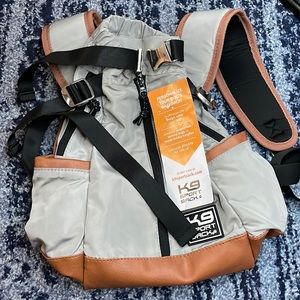K9 sport pack, XS, grey and tan, brand new un used and customizable on front